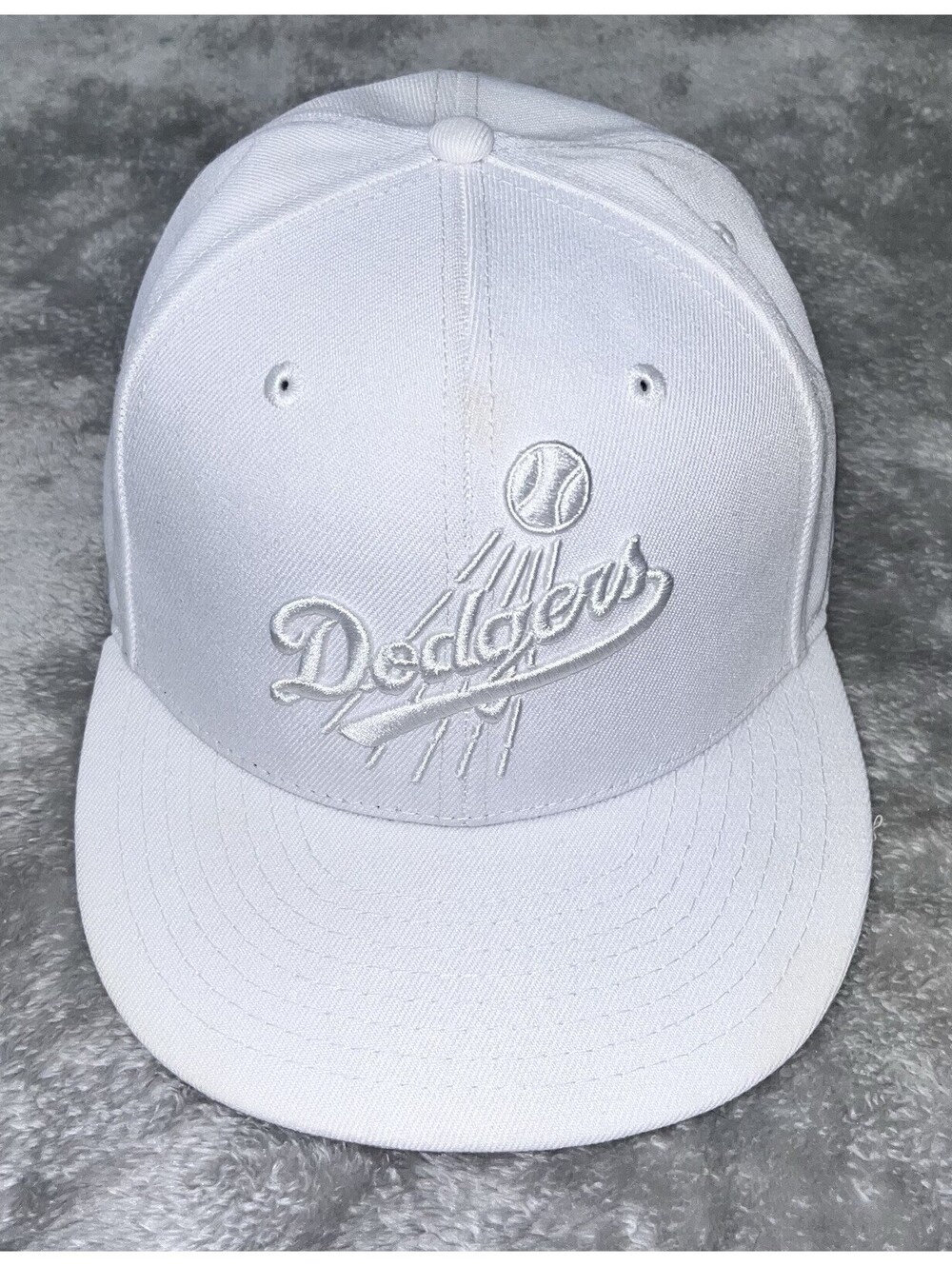 Los Angeles Dodgers Mitchell & Ness MLB Fitted 7 3/8 Liberty Fit Hat White